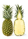 Ananas tagliato a metÃÂ  Royalty Free Stock Photo